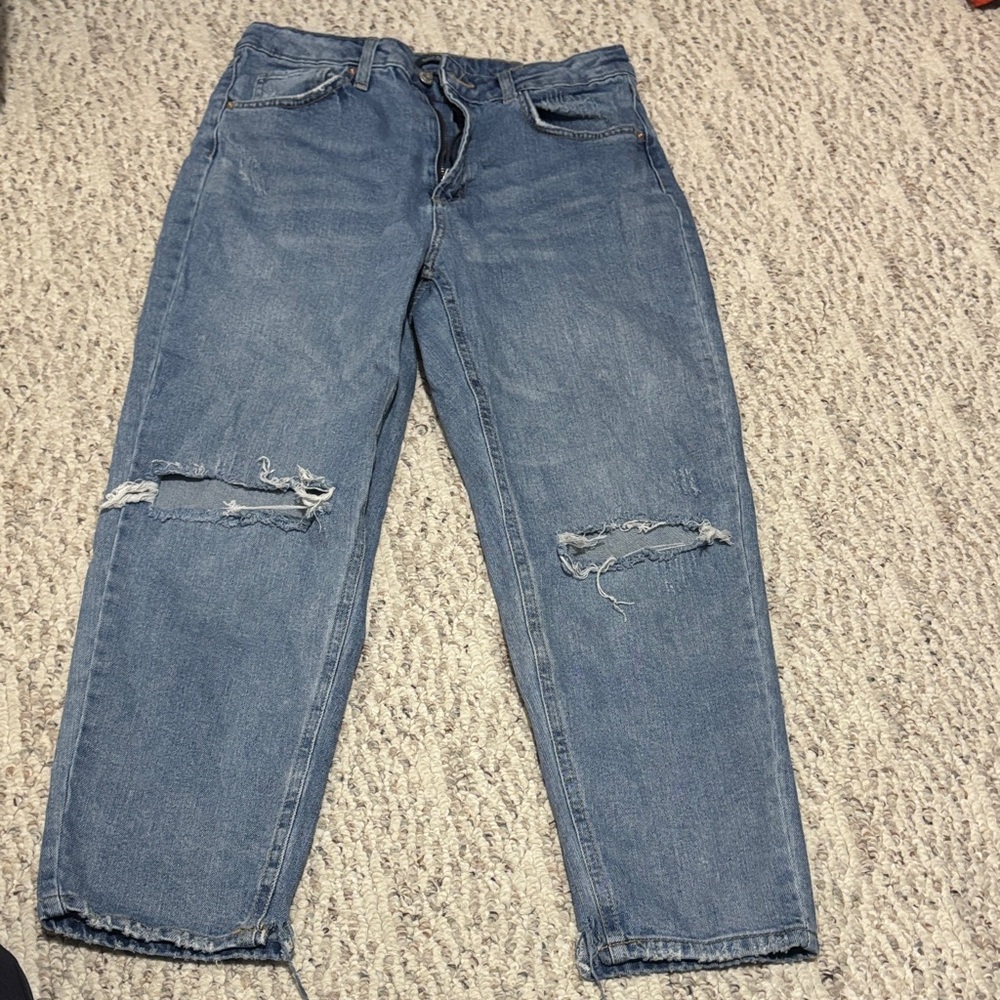 Blue Distressed Jeans
